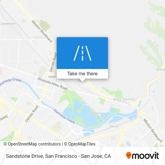 Sandstone Drive map
