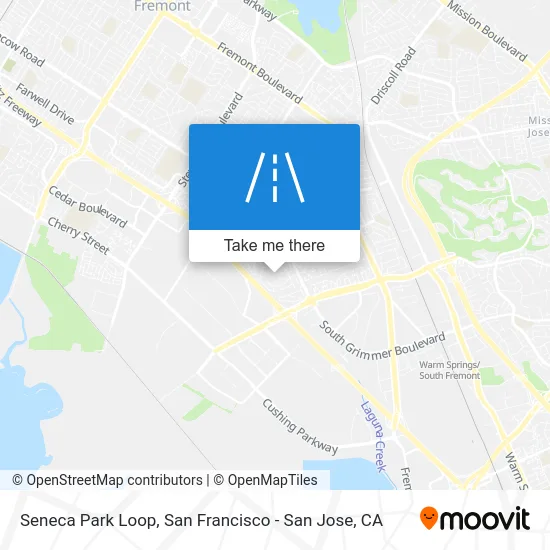 Seneca Park Loop map