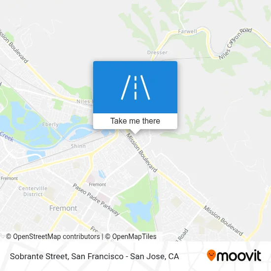 Sobrante Street map