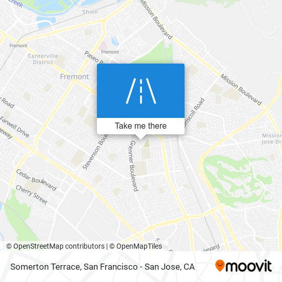 Mapa de Somerton Terrace