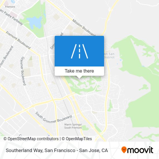 Mapa de Southerland Way