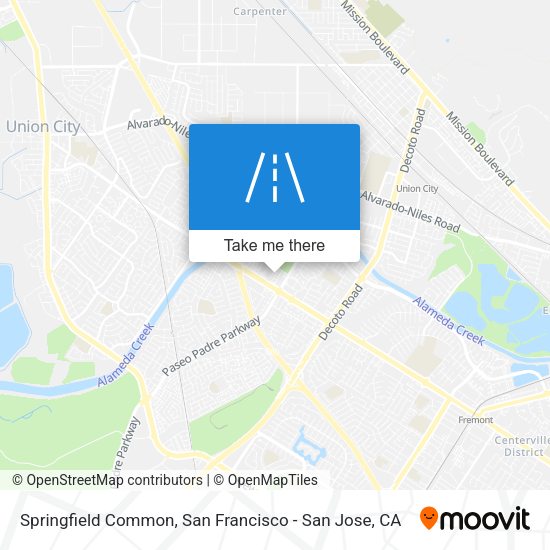 Mapa de Springfield Common