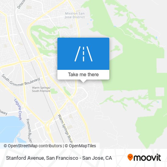 Mapa de Stanford Avenue