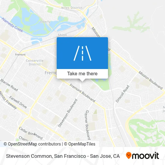 Stevenson Common map