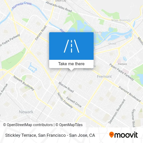 Stickley Terrace map