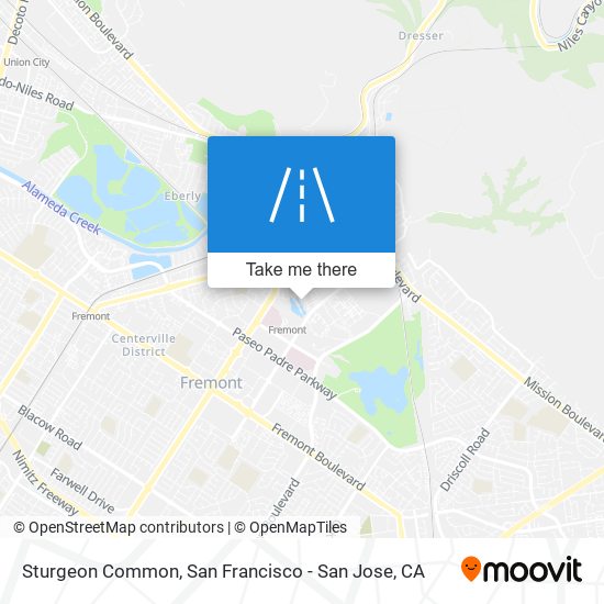 Sturgeon Common map