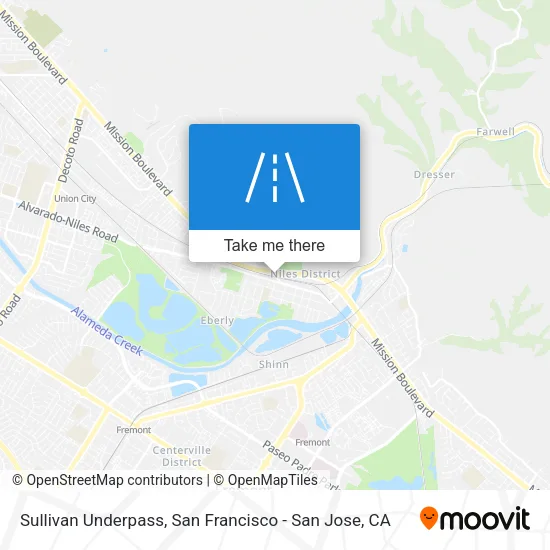 Mapa de Sullivan Underpass