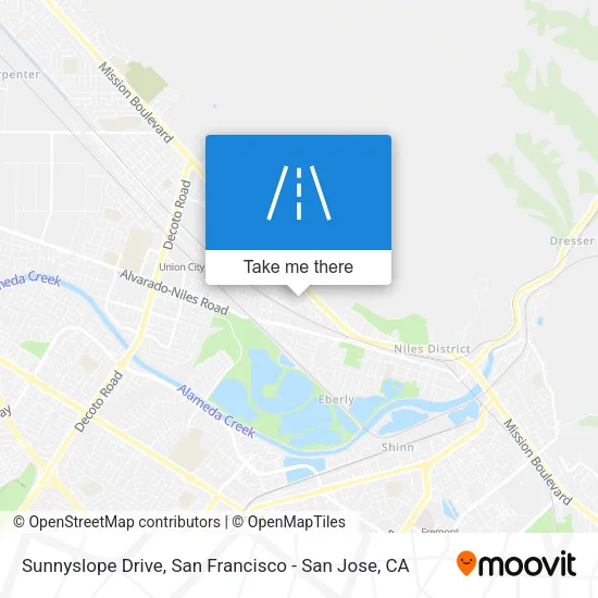Mapa de Sunnyslope Drive