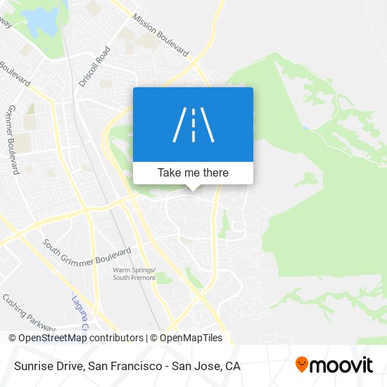 Mapa de Sunrise Drive