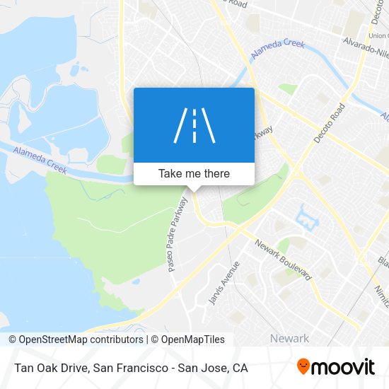 Mapa de Tan Oak Drive