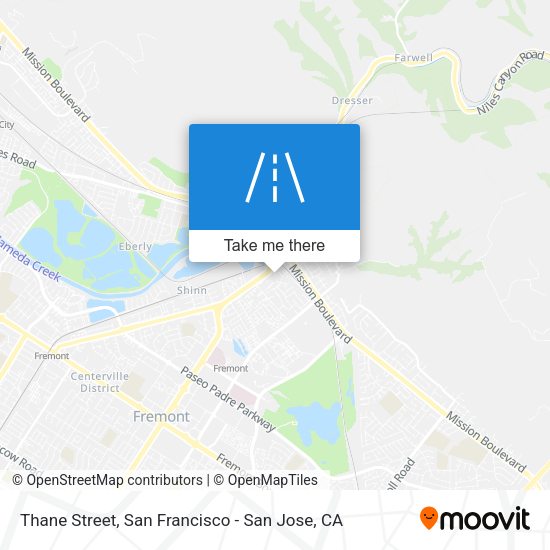 Mapa de Thane Street