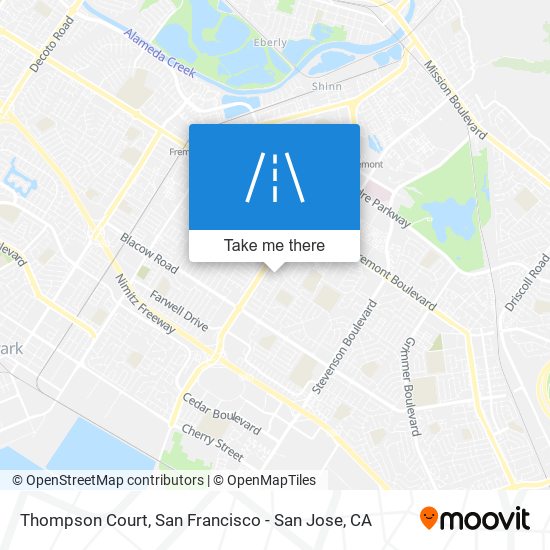 Thompson Court map