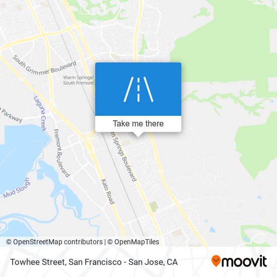 Towhee Street map