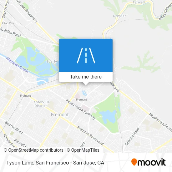 Mapa de Tyson Lane