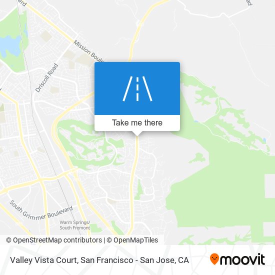 Valley Vista Court map