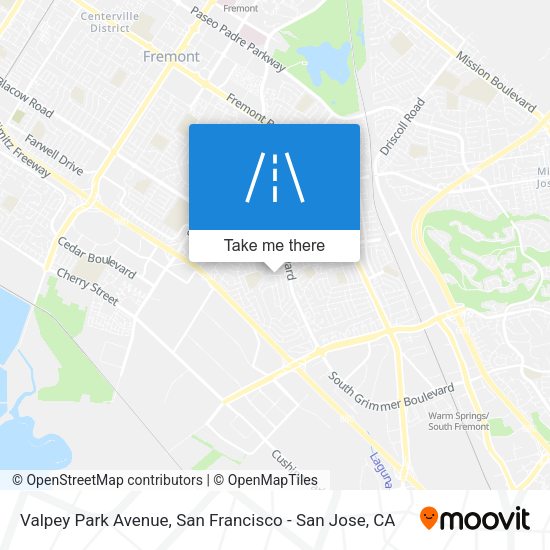 Mapa de Valpey Park Avenue