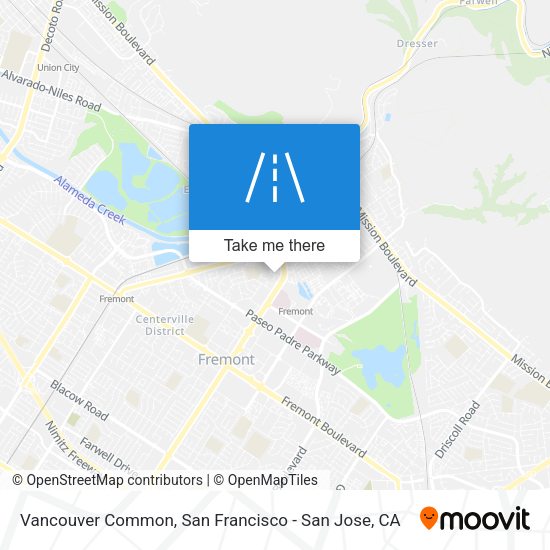 Mapa de Vancouver Common