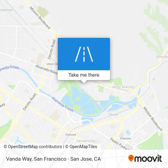 Mapa de Vanda Way