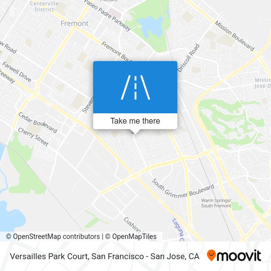 Versailles Park Court map