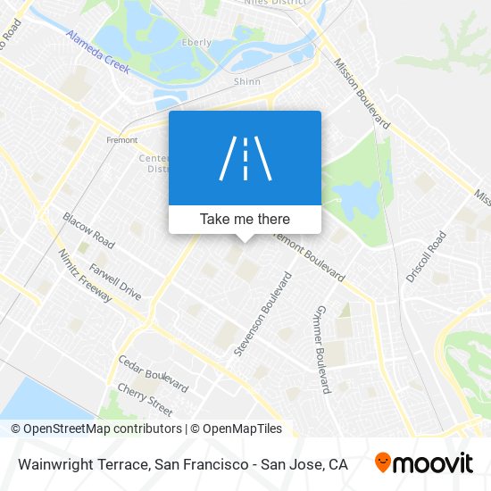 Wainwright Terrace map