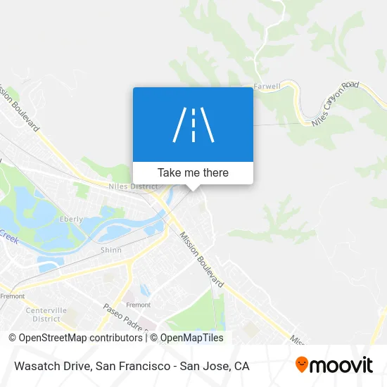 Wasatch Drive map