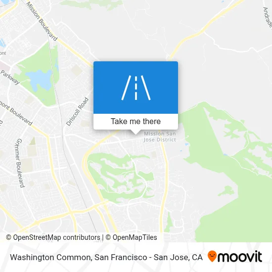 Washington Common map