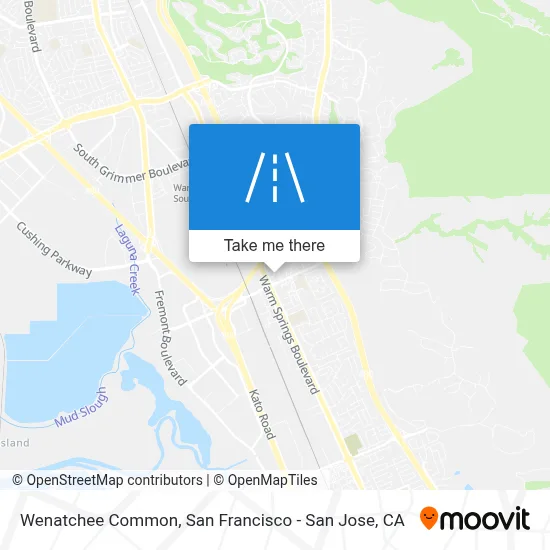 Wenatchee Common map