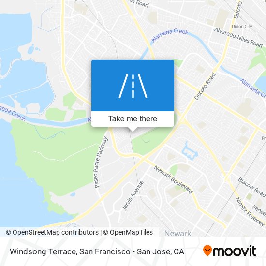 Windsong Terrace map