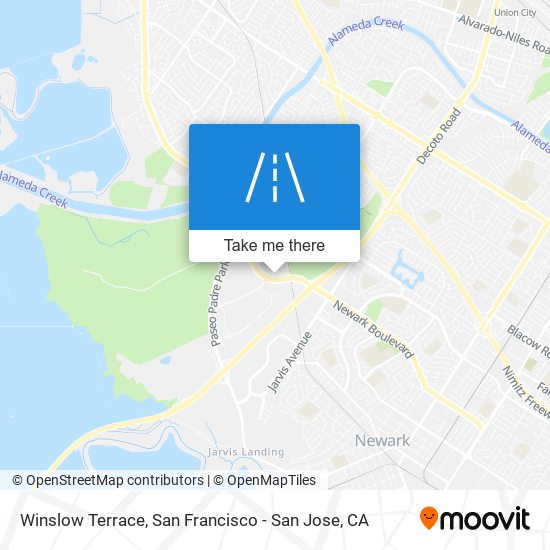 Winslow Terrace map