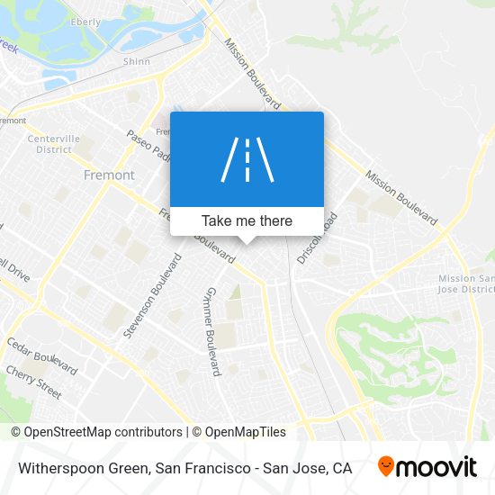 Witherspoon Green map