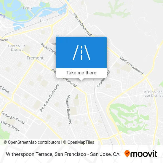 Mapa de Witherspoon Terrace