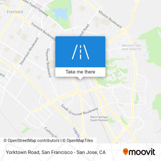 Mapa de Yorktown Road