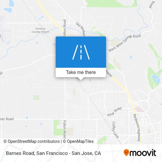 Mapa de Barnes Road