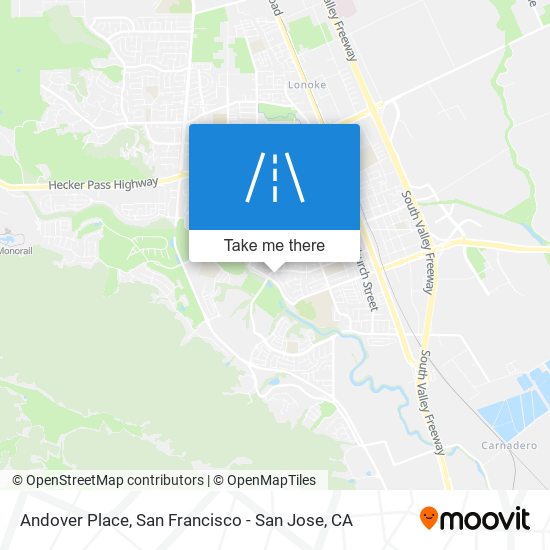 Andover Place map