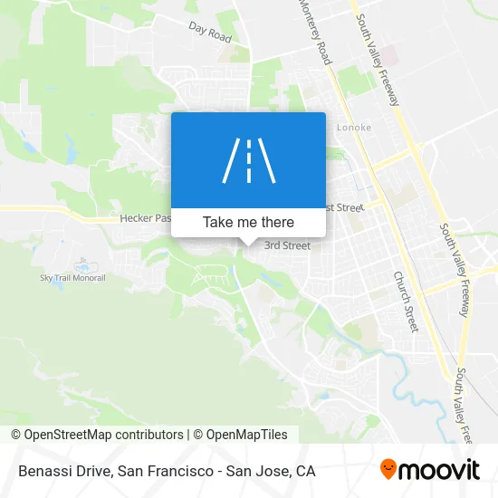 Benassi Drive map