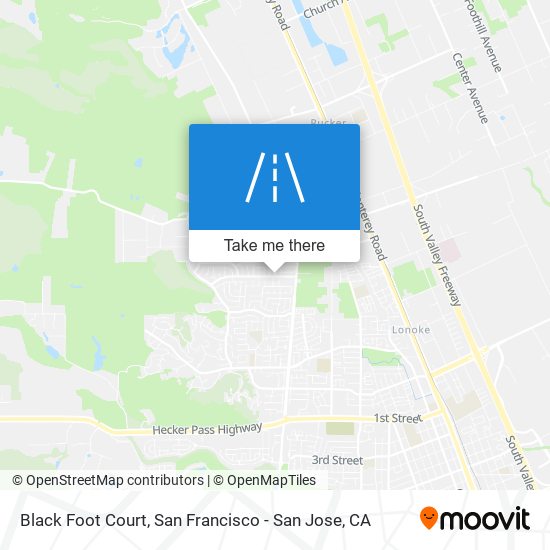 Black Foot Court map