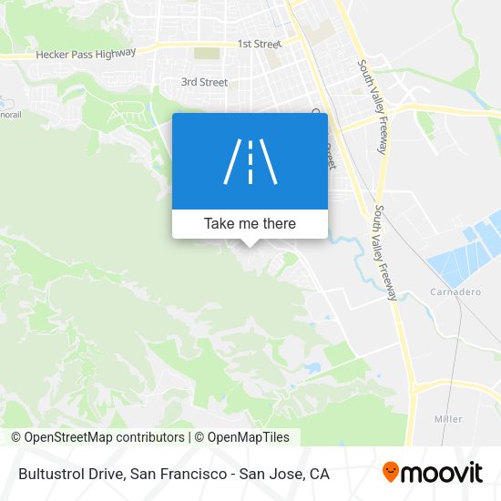 Bultustrol Drive map