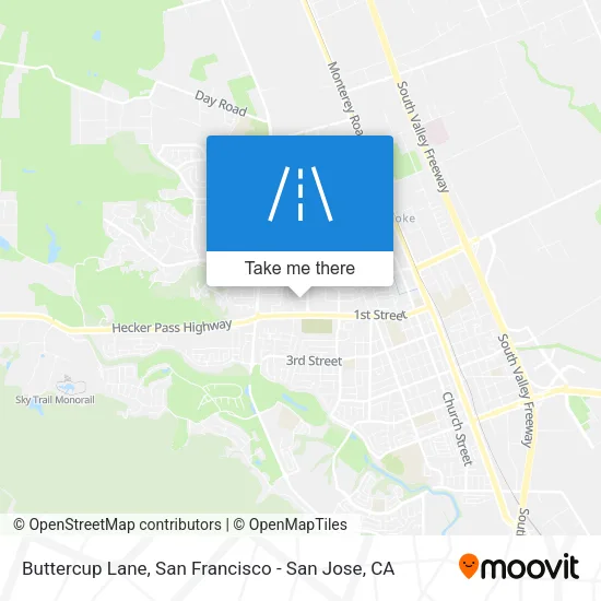 Mapa de Buttercup Lane