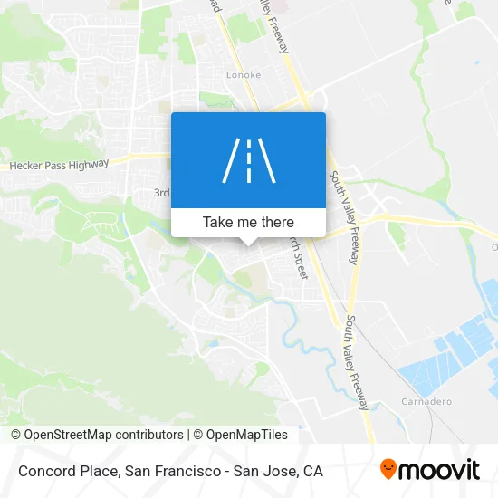 Concord Place map