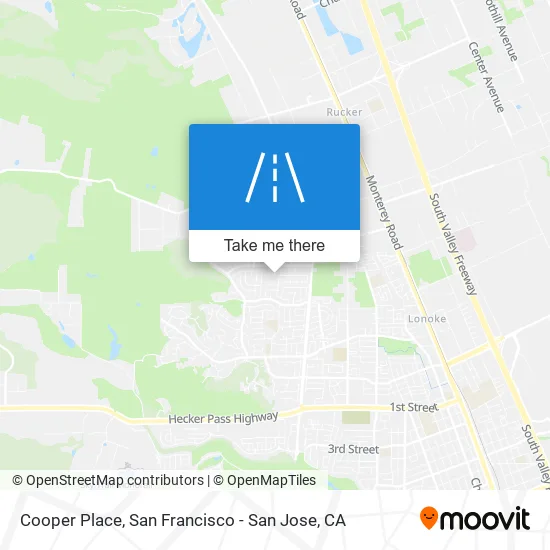 Cooper Place map