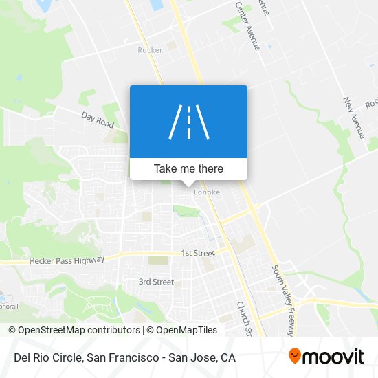 Del Rio Circle map