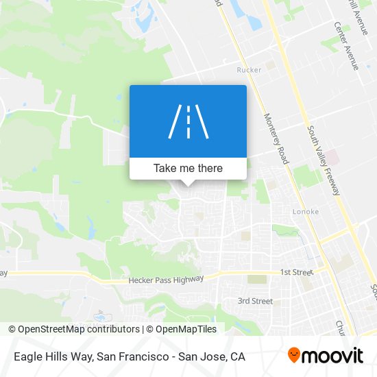 Eagle Hills Way map