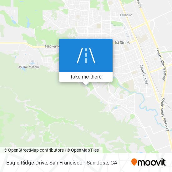 Mapa de Eagle Ridge Drive