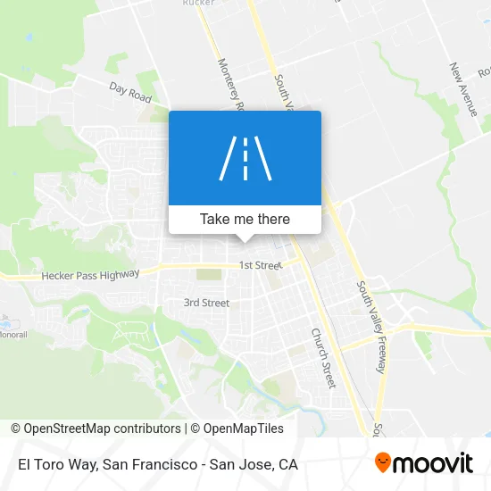 Mapa de El Toro Way