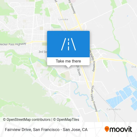 Fairview Drive map