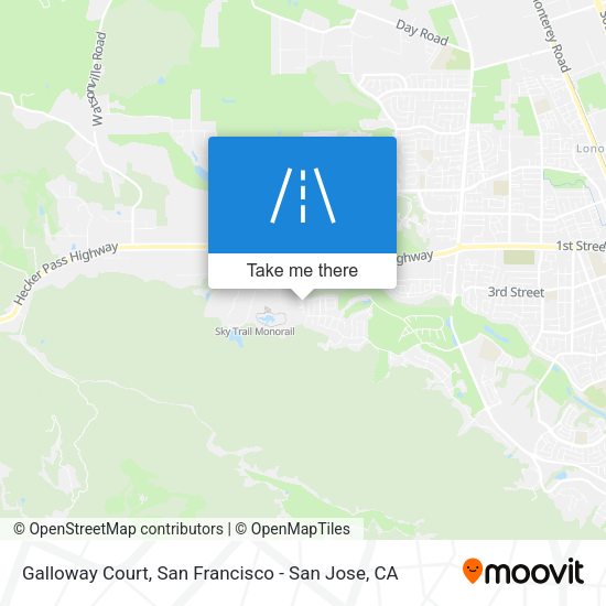 Mapa de Galloway Court