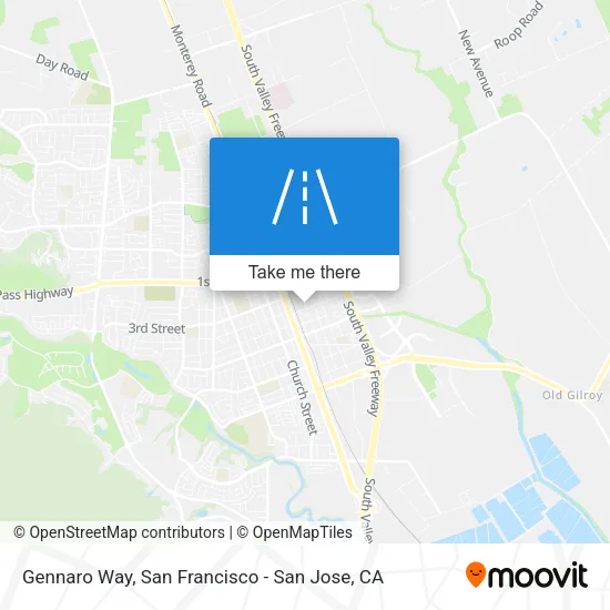 Gennaro Way map