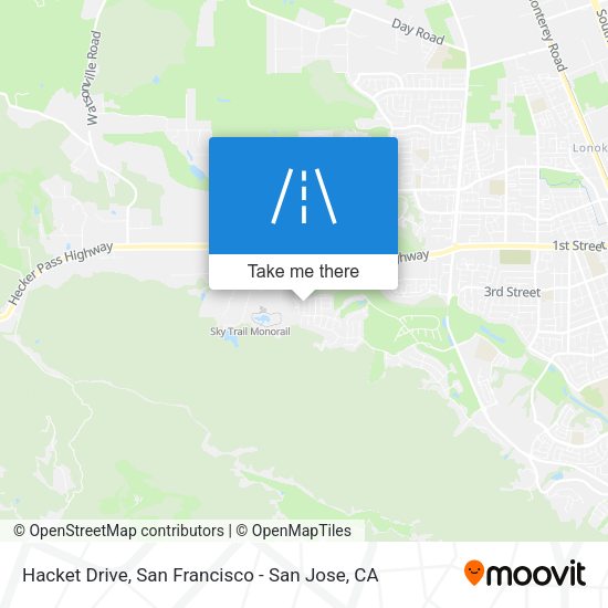 Mapa de Hacket Drive