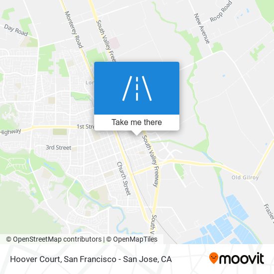 Hoover Court map