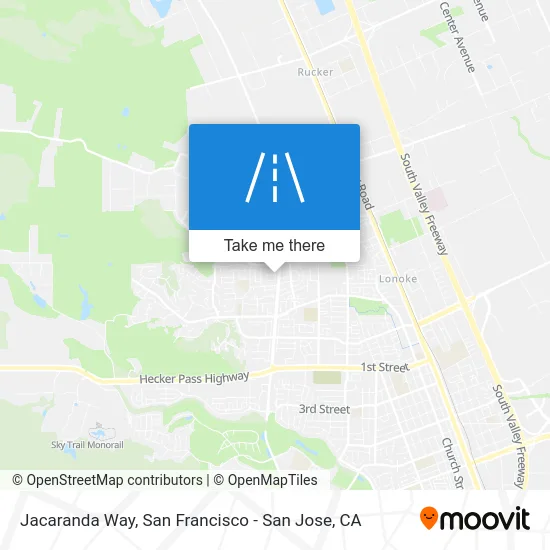 Jacaranda Way map